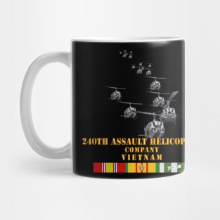 240th Assault Helicopter Company with Vietnam Service Ribbons Mug